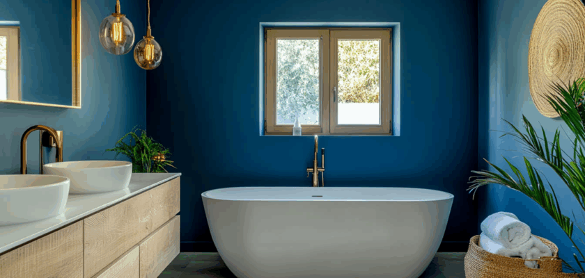 Couleurs tendance salle de bain