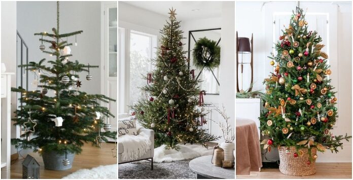 cacher le pied du sapin de Noël