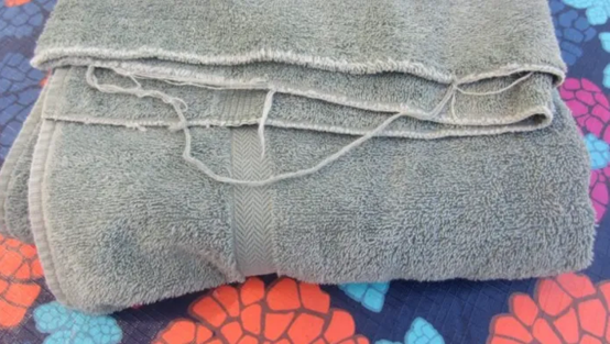 Regardez ce que j'ai fait avec de vieilles serviettes