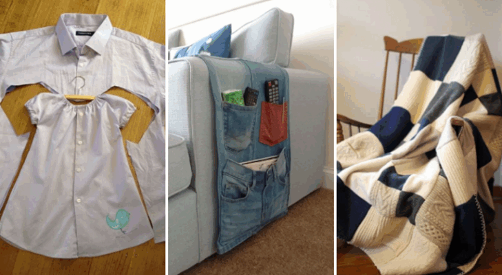 recycler de vieux vêtements