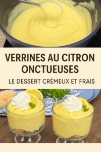 Verrines au Citron Onctueuses