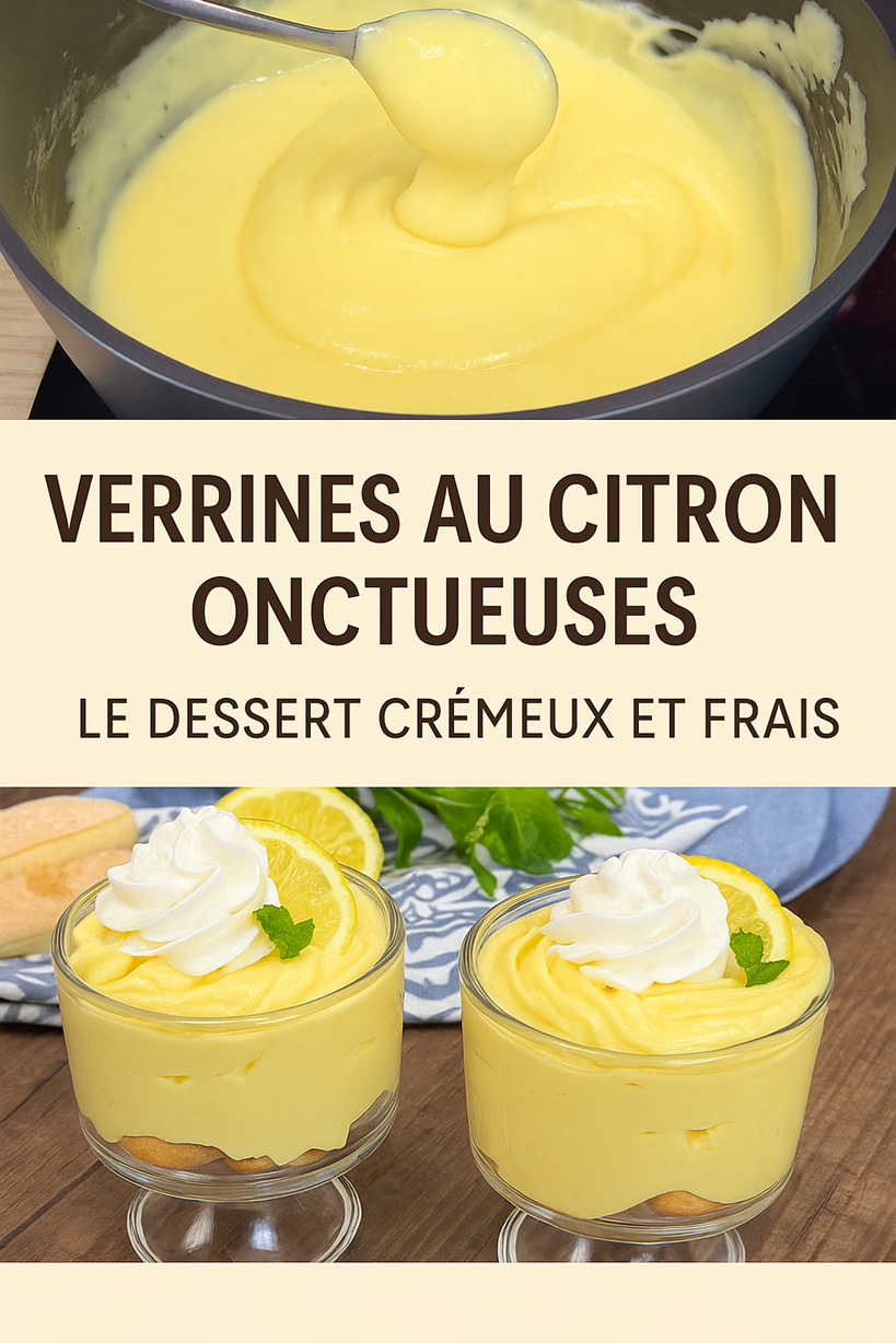 Verrines au Citron Onctueuses 