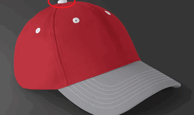 Pourquoi les casquettes ont-elles un bouton sur le dessus