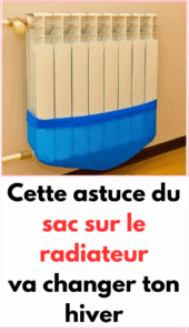 un sac sur le radiateur