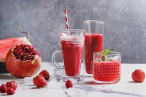 Smoothie de Noël aux Fruits Rouges