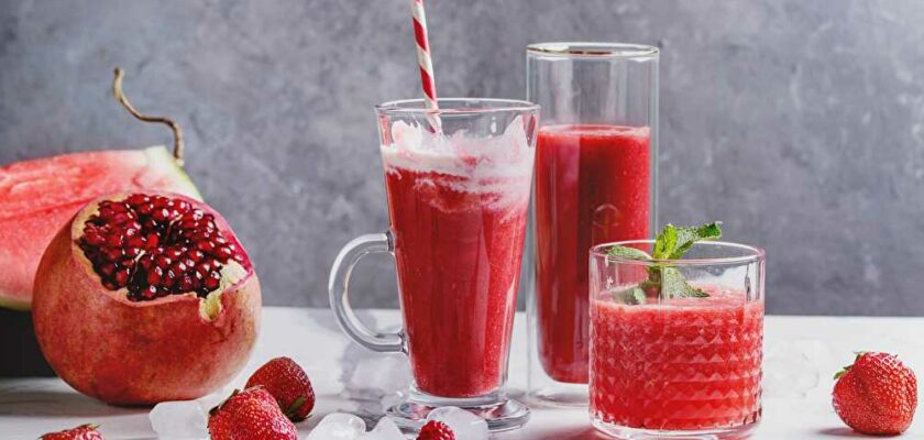Smoothie de Noël aux Fruits Rouges