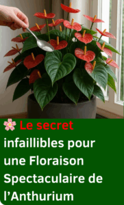 🌸 Le secret infaillibles pour une Floraison Spectaculaire de l’Anthurium