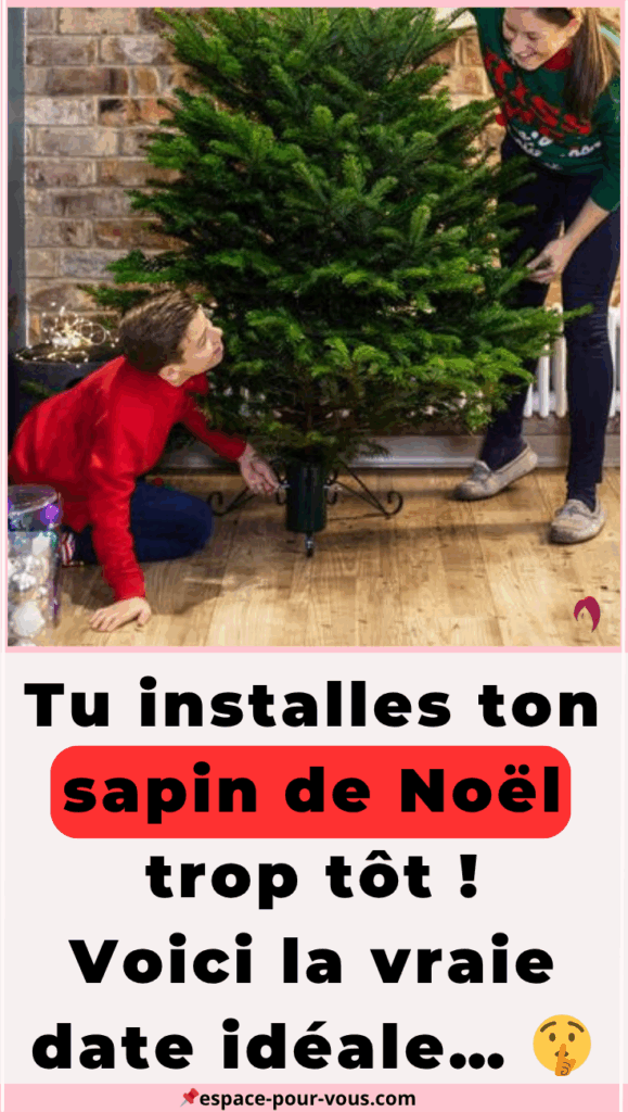 La date idéale pour installer votre sapin de Noël