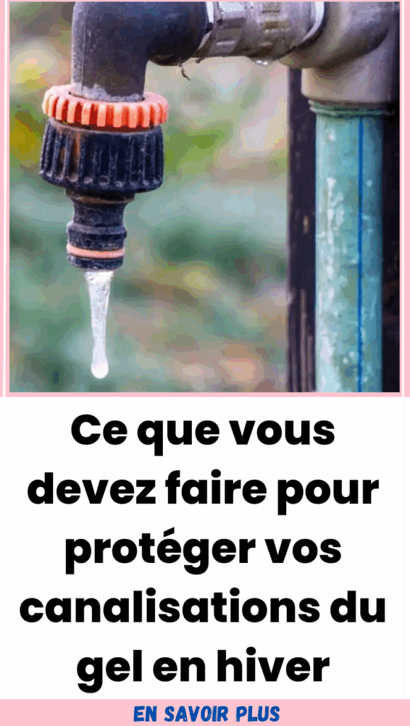 protéger vos canalisations du gel en hiver