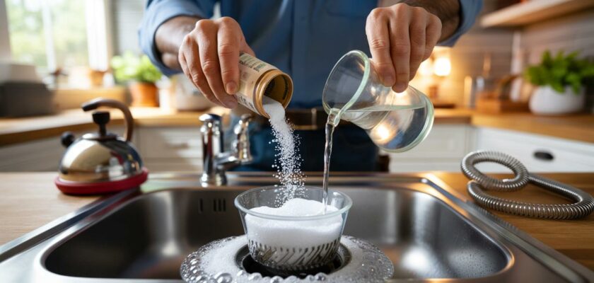 Débouchez votre évier