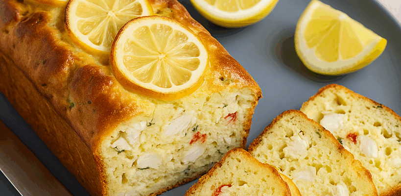 Recette Cake moelleux au tourteau et au citron