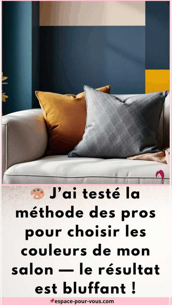 la méthode des pros pour choisir les couleurs de mon salon