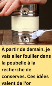 recycler ses boîtes de conserve