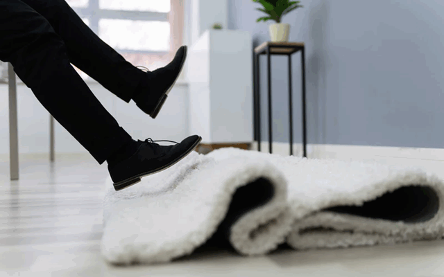 empêcher ton tapis de glisser