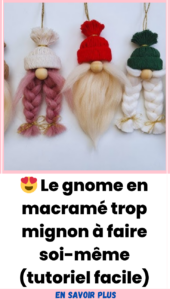 gnome en macramé