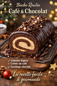 Bûche Roulée Café & Chocolat