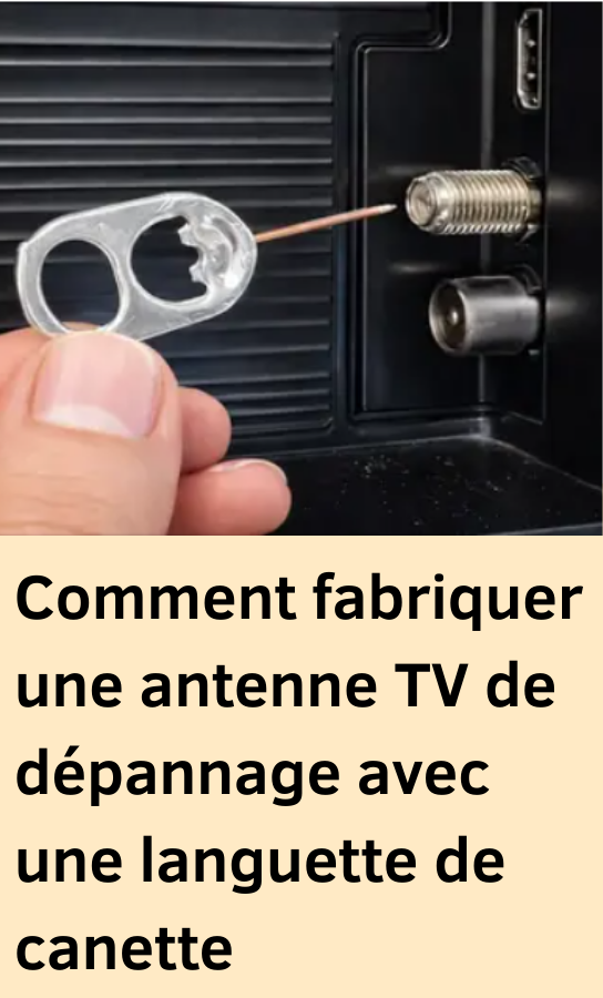 fabriquer une antenne TV 