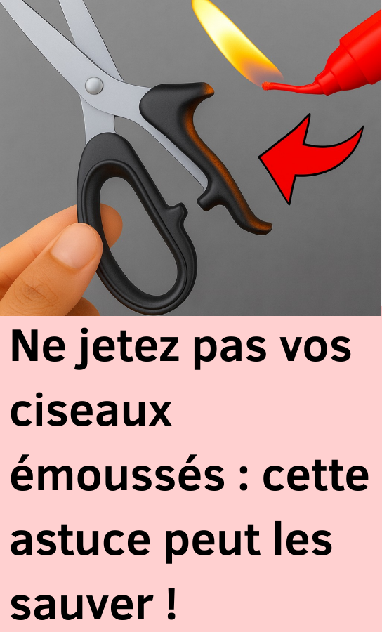 Solution ciseaux émoussés