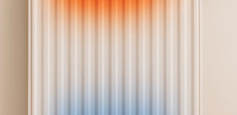 Radiateur chaud en haut et froid en bas