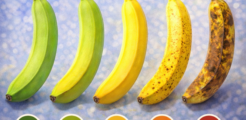 stades de maturation de la banane