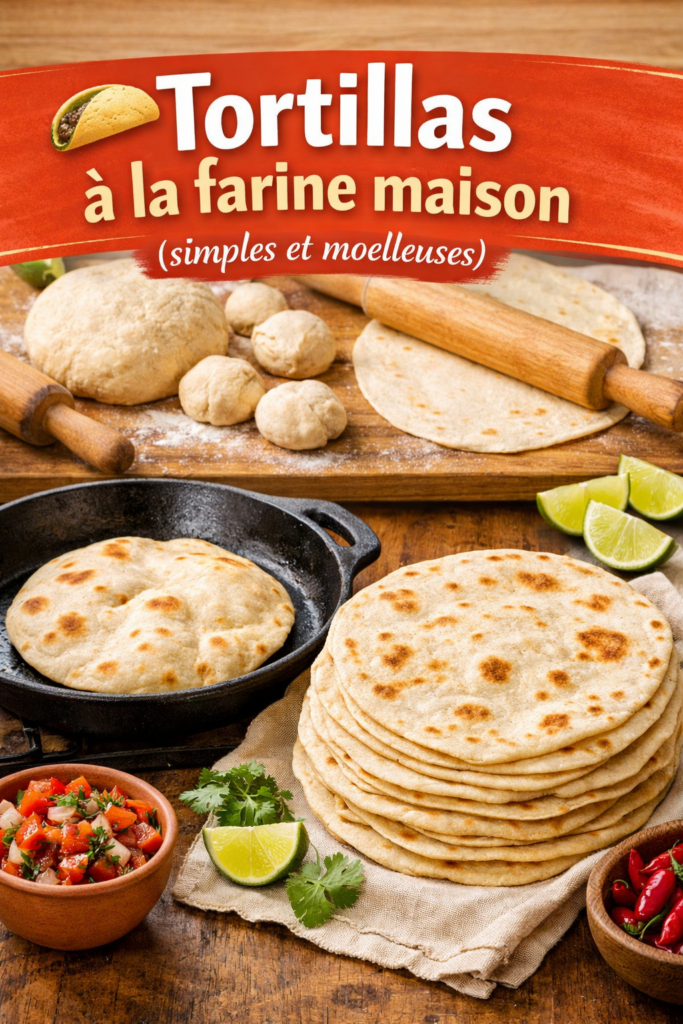 Tortillas à la farine maison 