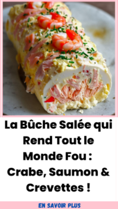 Tronchetto salé aux saveurs marines