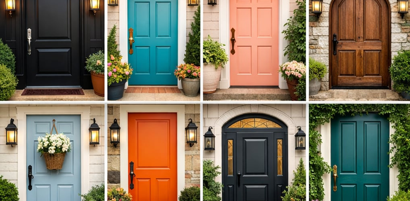 couleurs de porte d’entrée