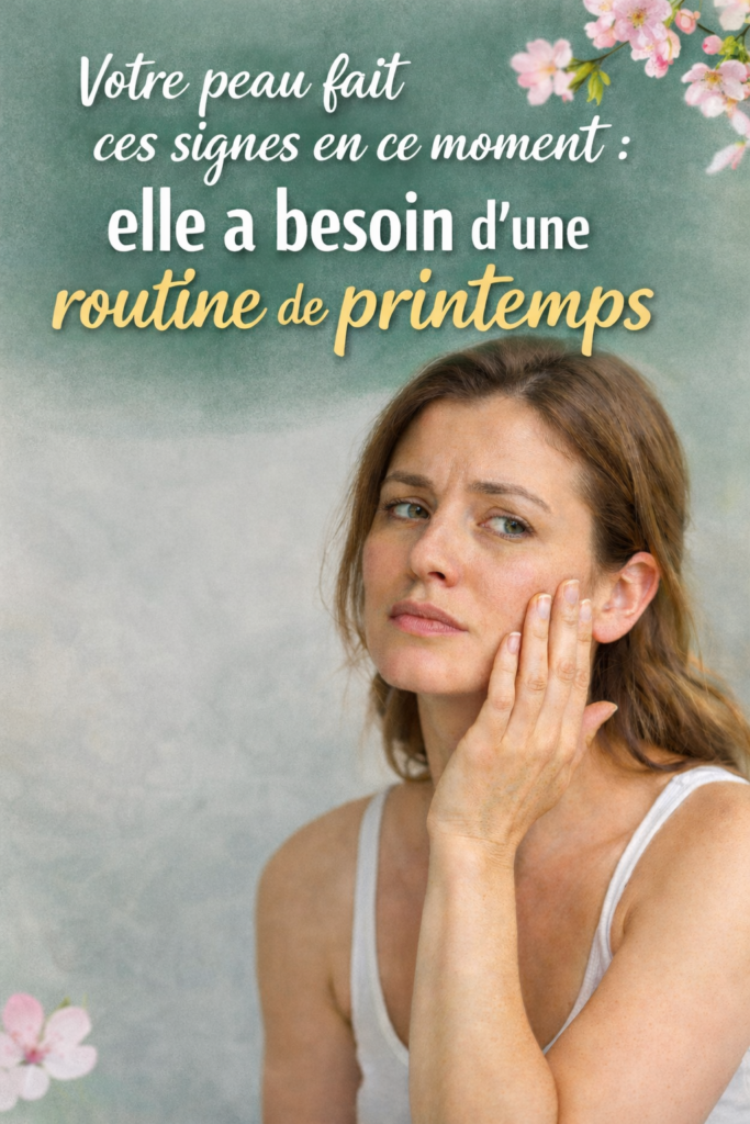 Votre peau fait ces signes