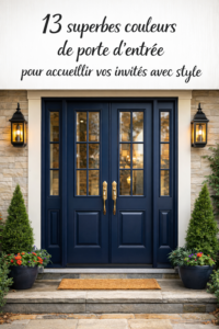 couleurs de porte d’entrée