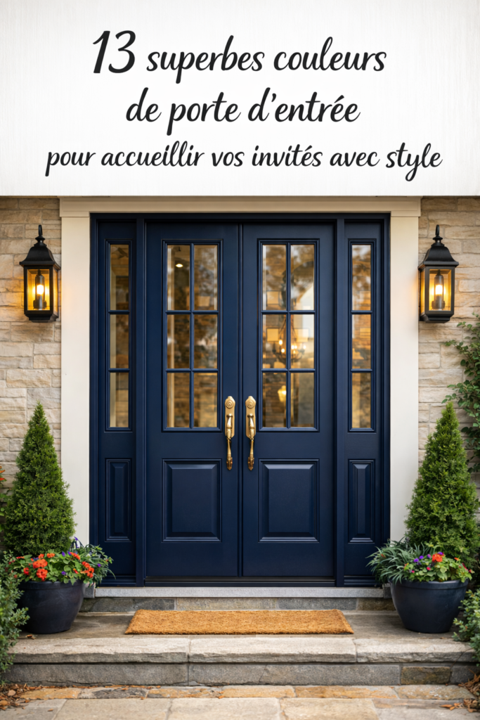 couleurs de porte d’entrée