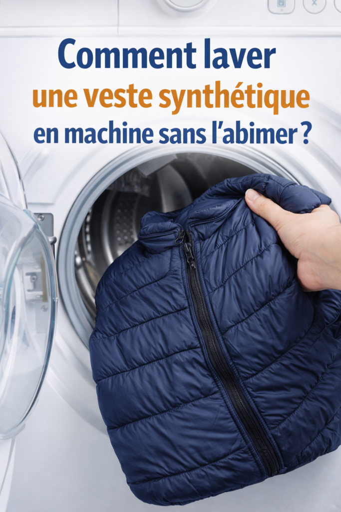 laver une veste synthétique