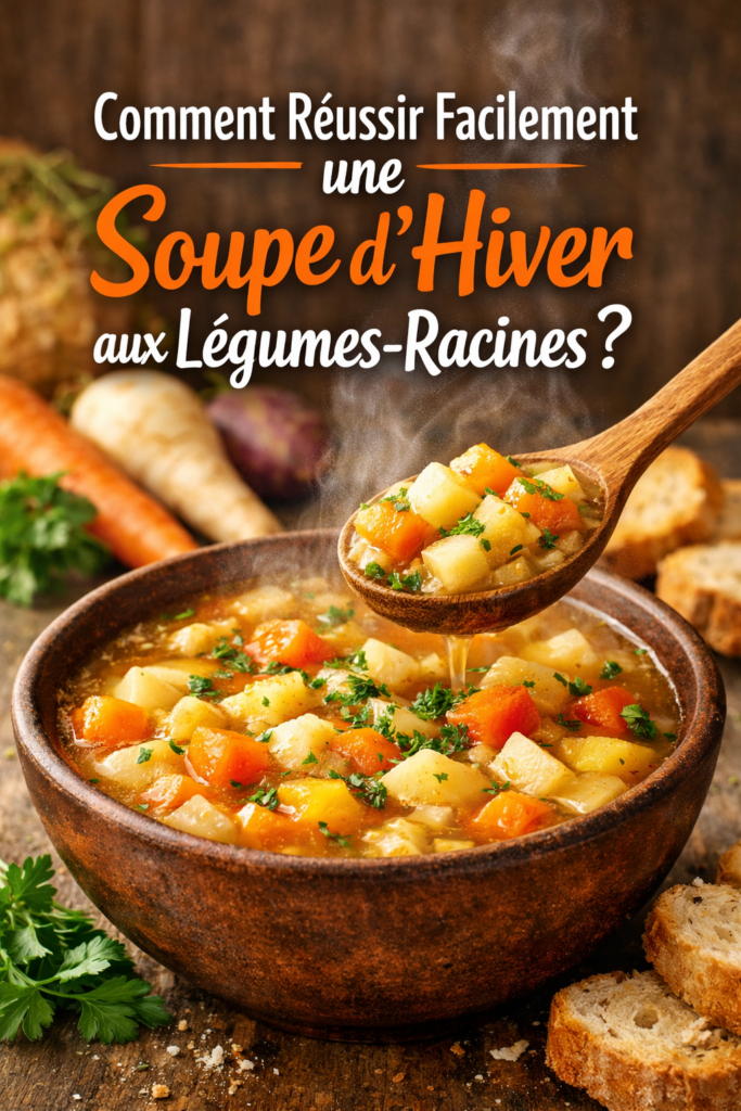 Soupe d'Hiver aux Légumes-Racines 