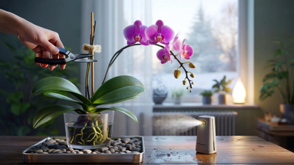 Orchidées en hiver