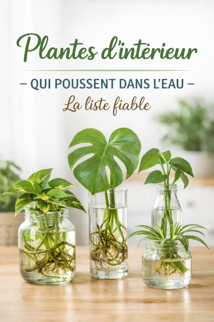 plantes peuvent vraiment pousser dans l’eau