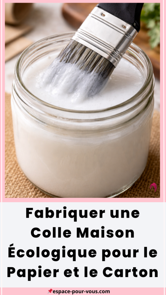 Fabriquer une Colle Maison Écologique pour le Papier et le Carton