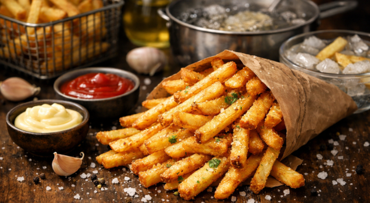 frites maison ultra croustillantes