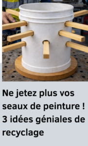 seaux de peinture