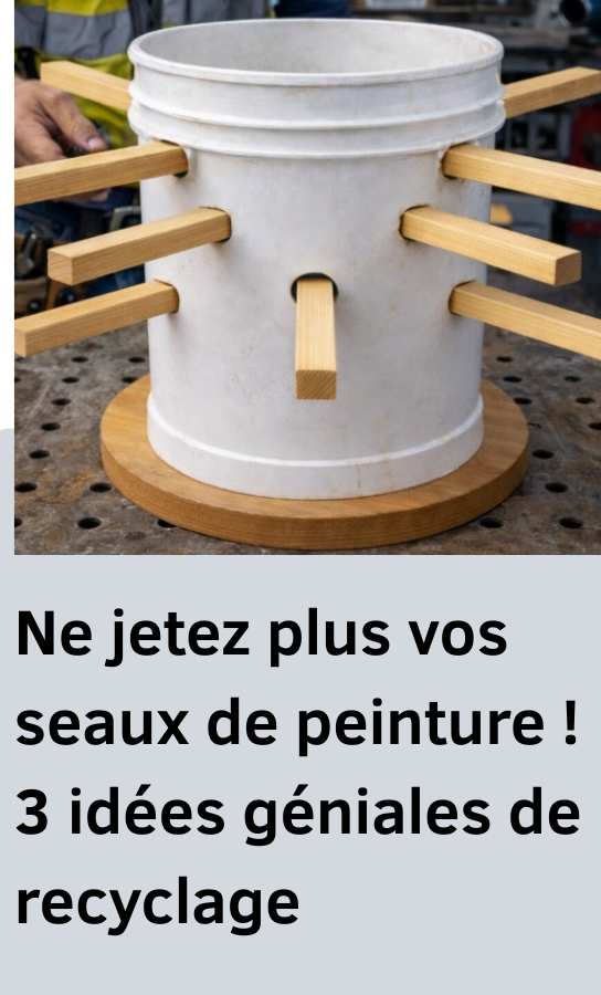 seaux de peinture