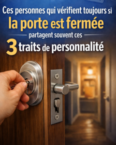personnes qui vérifient toujours si la porte est fermée