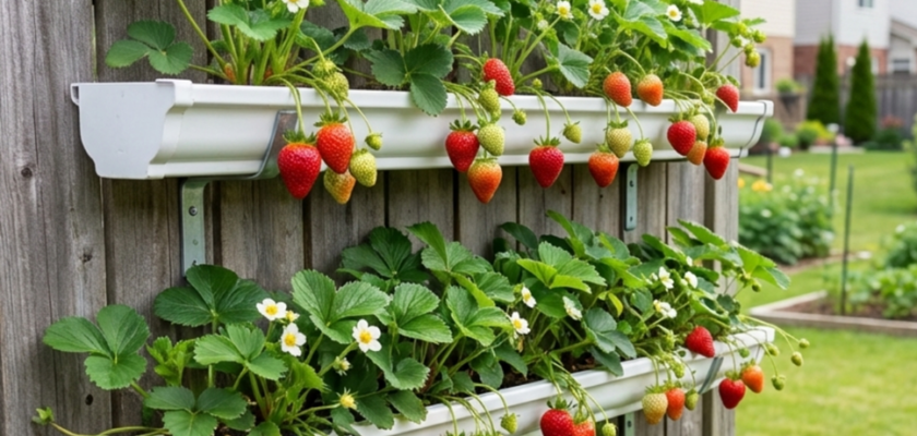 Un mur de fraises chez vous