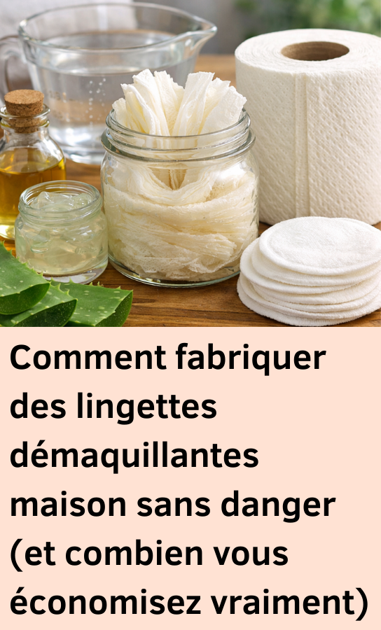 lingettes démaquillantes maison