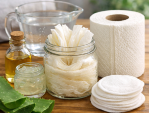 lingettes démaquillantes maison