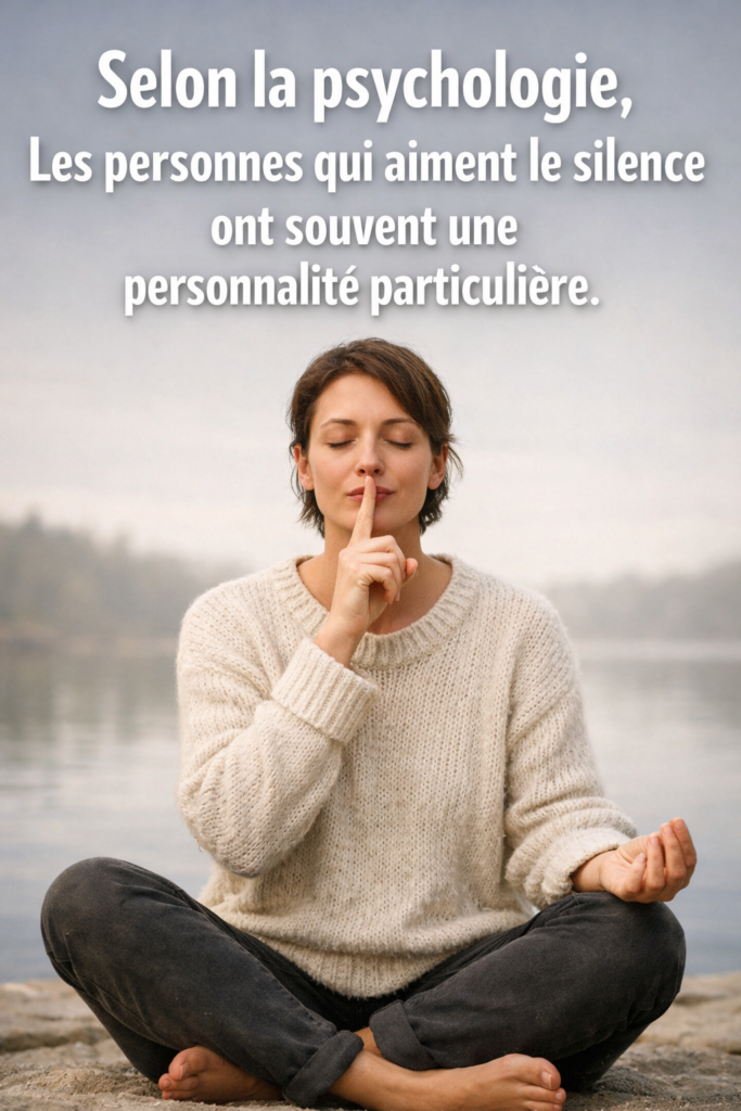 Selon la psychologie, aimer le silence peut être lié à certains traits de personnalité
