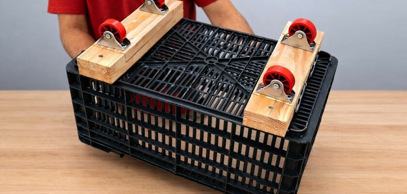 Transformer des caisses en plastique