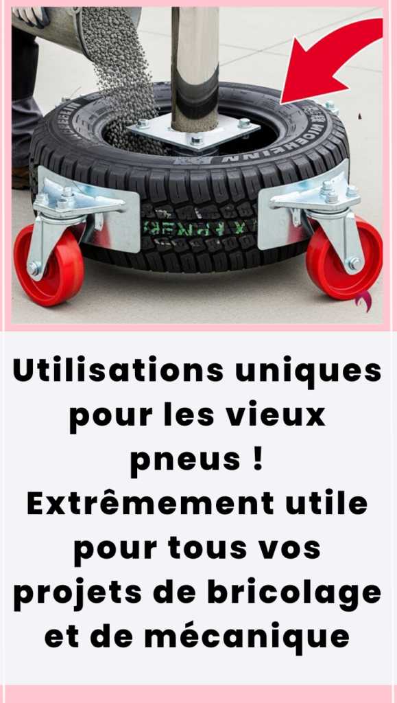 Transformez vos vieux pneus 