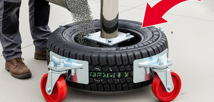 Transformez vos vieux pneus