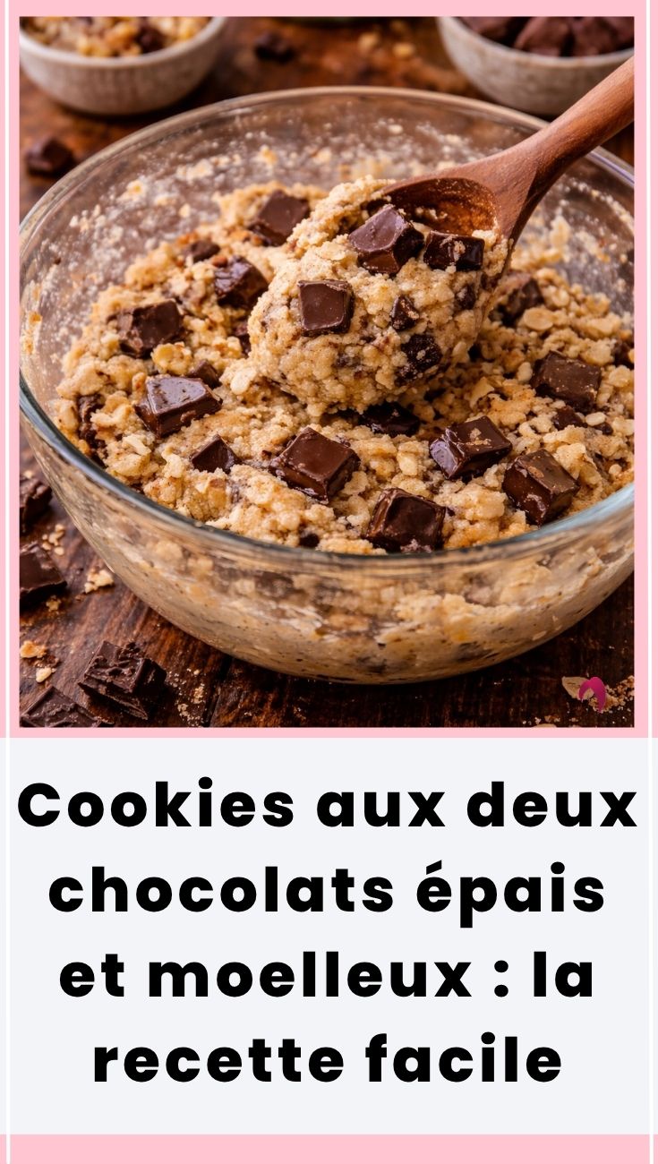 cookies aux deux chocolats