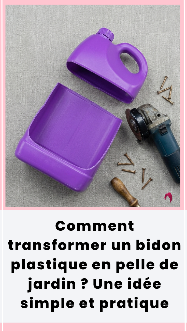 Comment transformer un bidon plastique en pelle de jardin