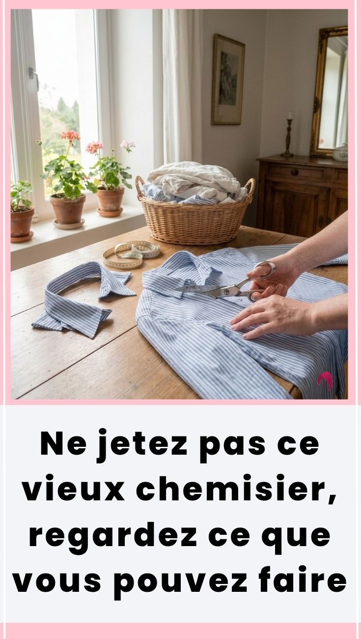 Ne jetez pas ce vieux chemisier,
