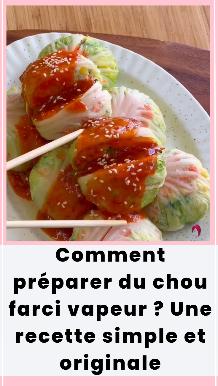 chou farci vapeur